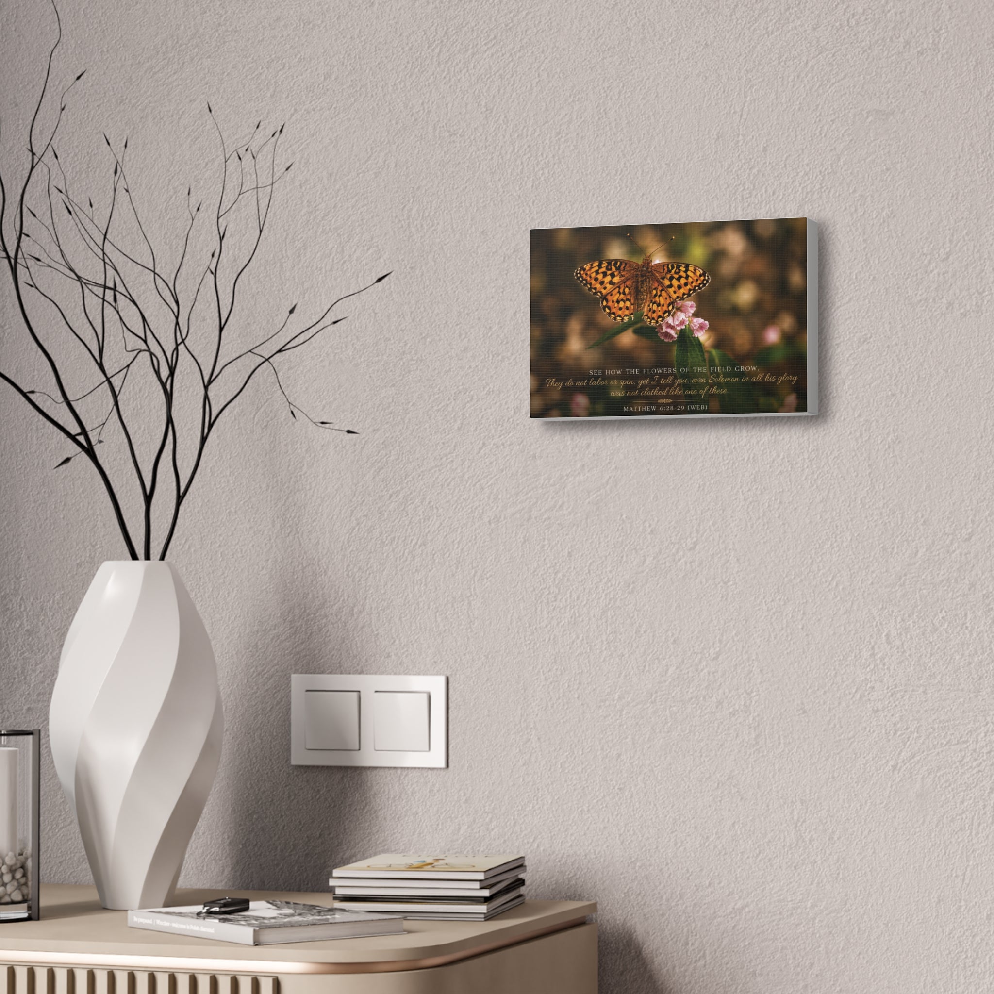 Orange Butterfly | Canvas