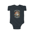 Infant Bodysuit - "Little Racer, Big Blessing" Vintage Baby Onesie