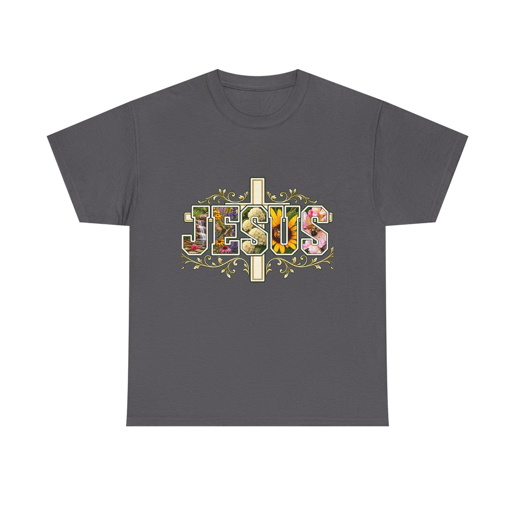 Jesus Floral -Shirt