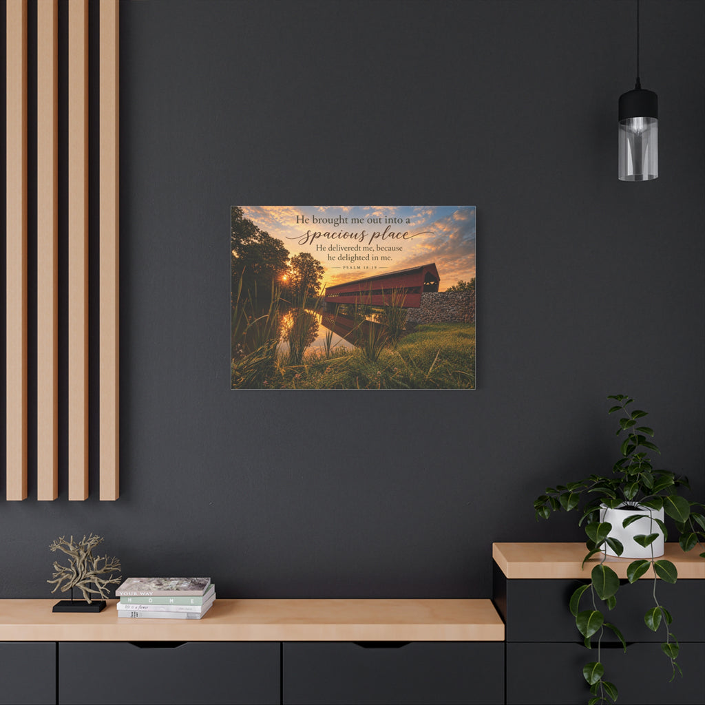 Into a Spacious Place - Canvas