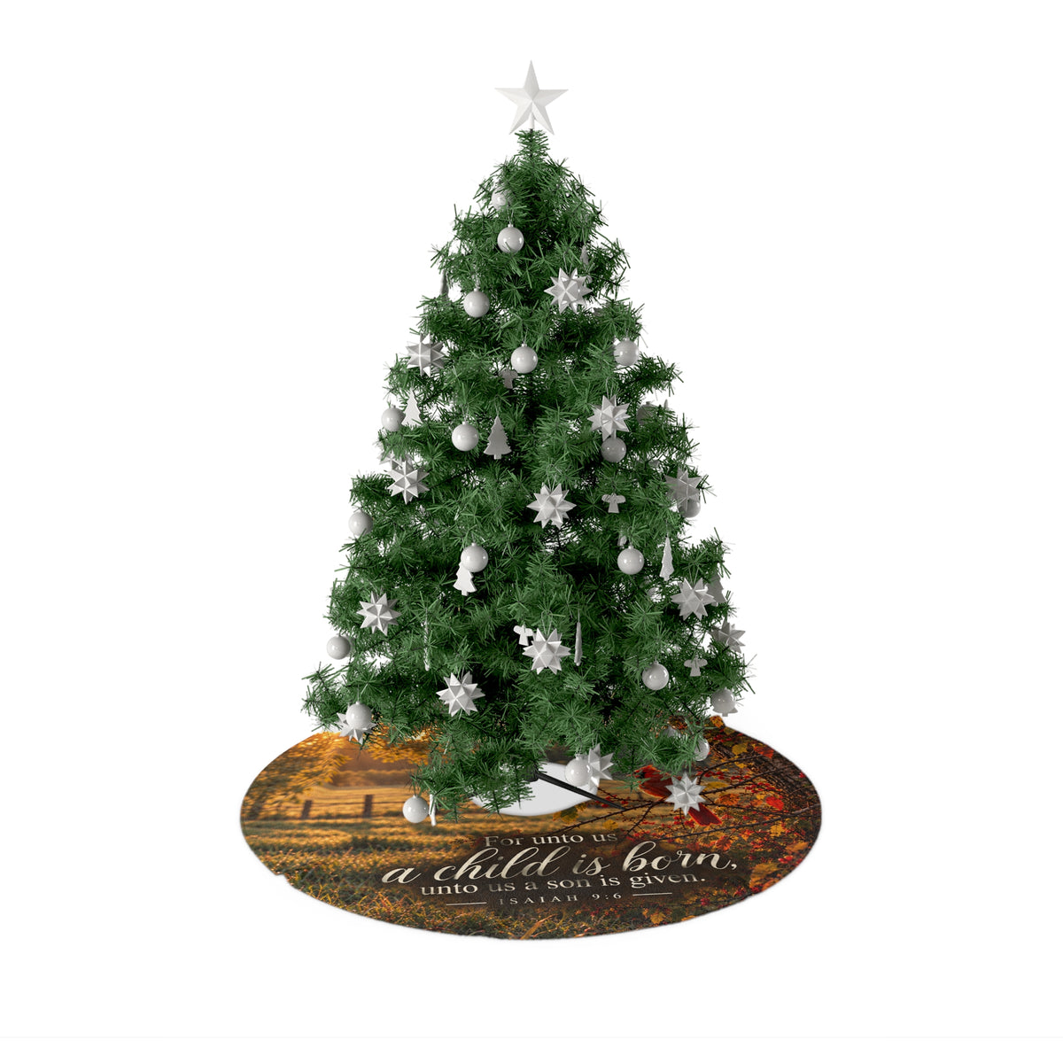 A Child is Born - Tree Skirt