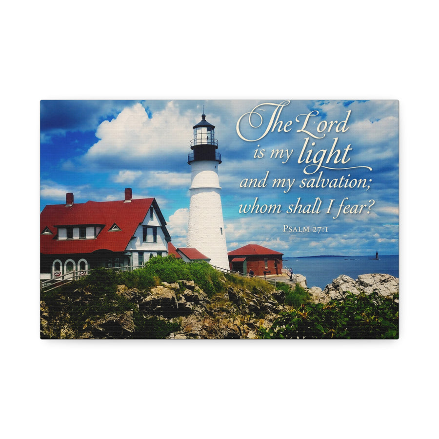 The Lord is My Light Scripture Art Print |  Wall Art