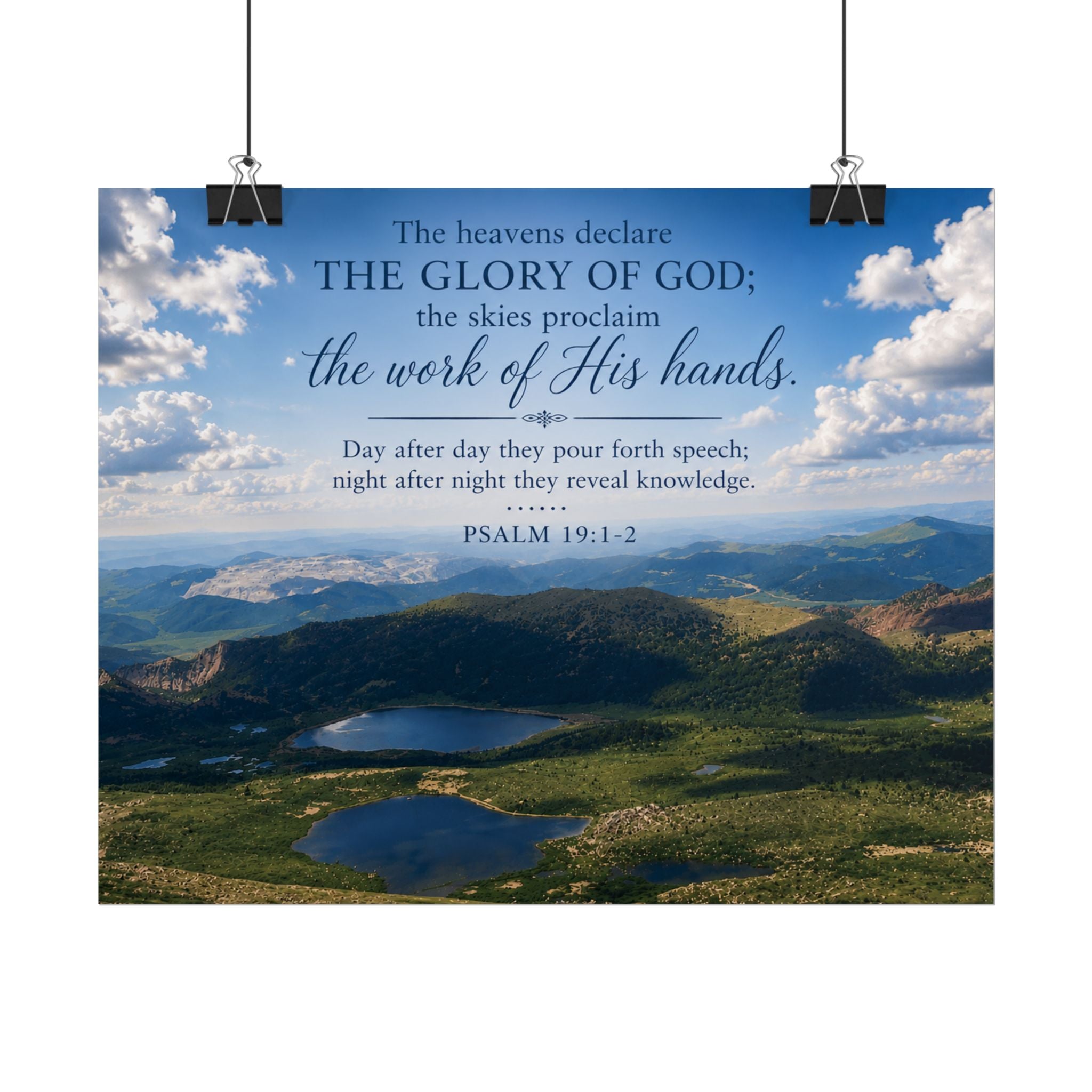 The Glory of God Poster