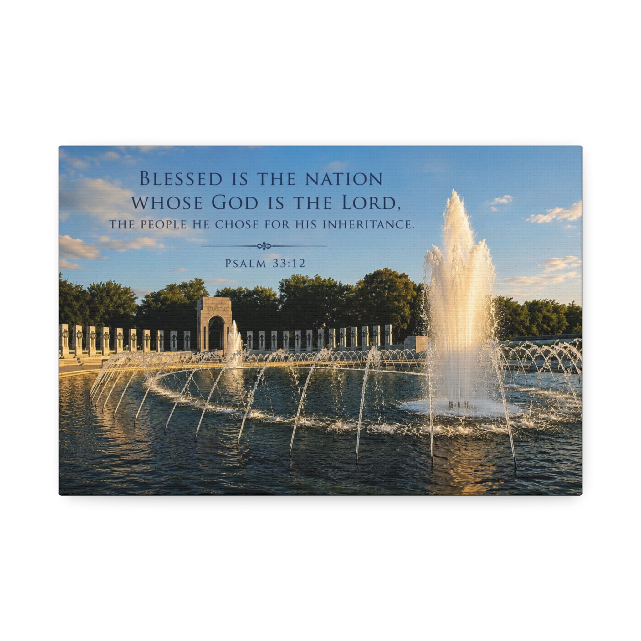 Blessed is the Nation | Canvas