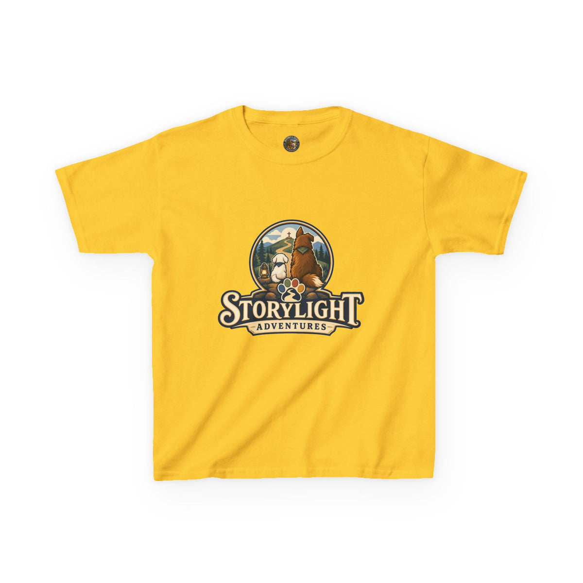 Kids T‑Shirt — "Storylight Adventures" Logo Tee for Kids | Cute Outdoor Adventure Shirt