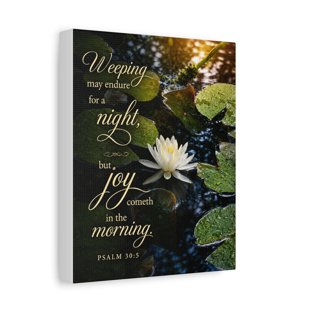 Joy in the Morning Lily - Canvas
