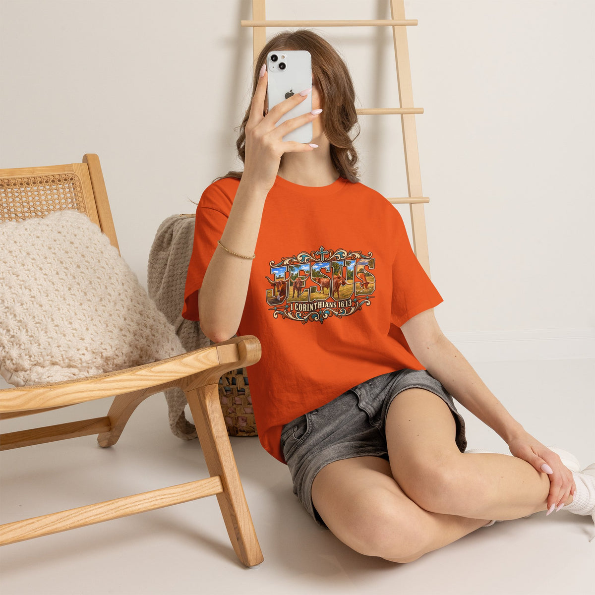 Jesus Longhorn - Shirt