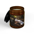 The Beauty of Holiness White Peacock - Candle
