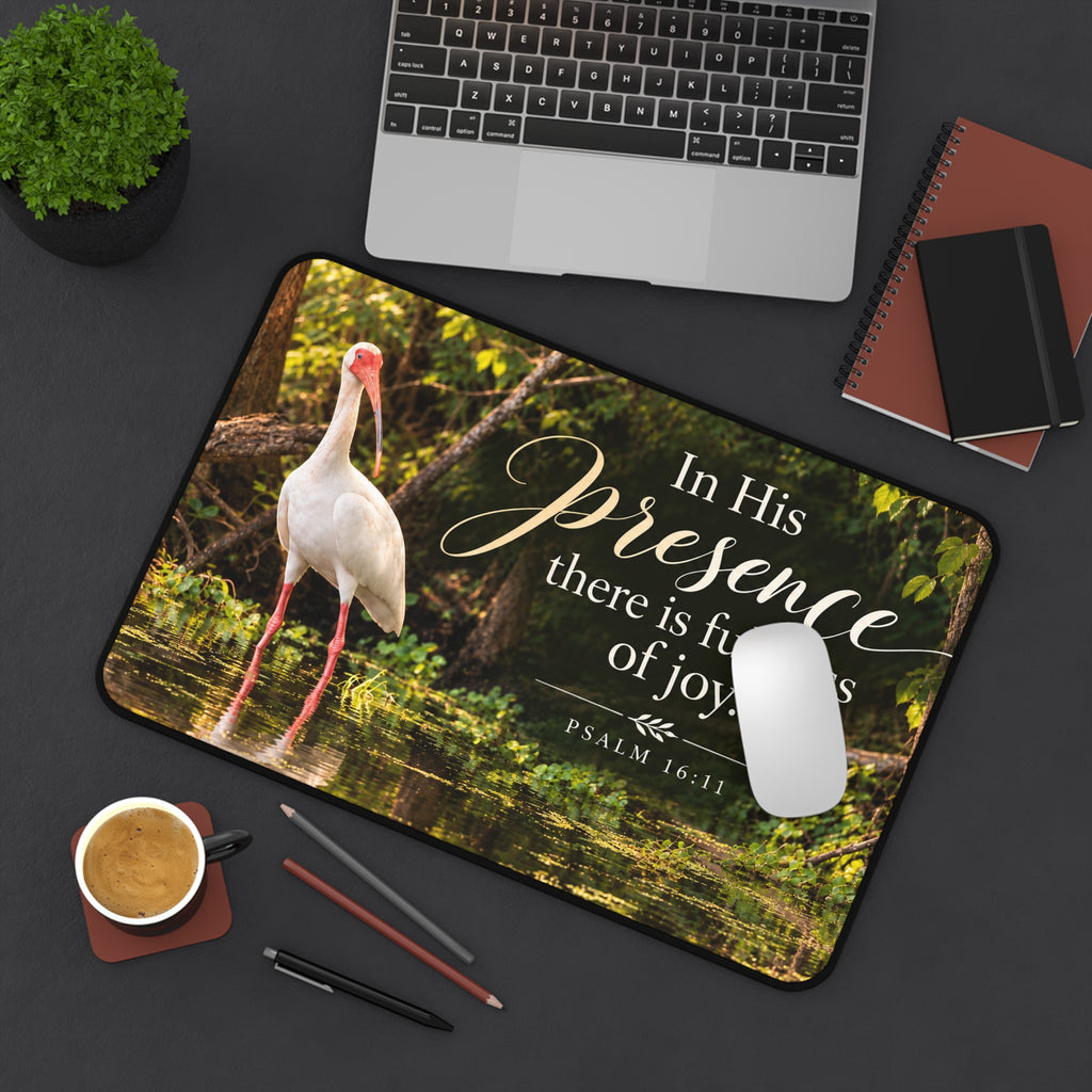 In His Presence Ibis - Desk Pad