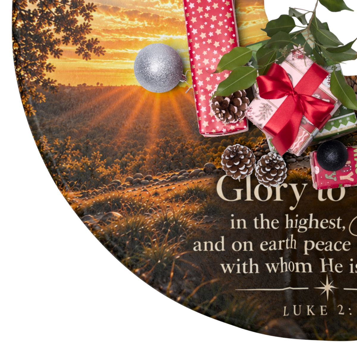 Glory to God - Tree Skirt