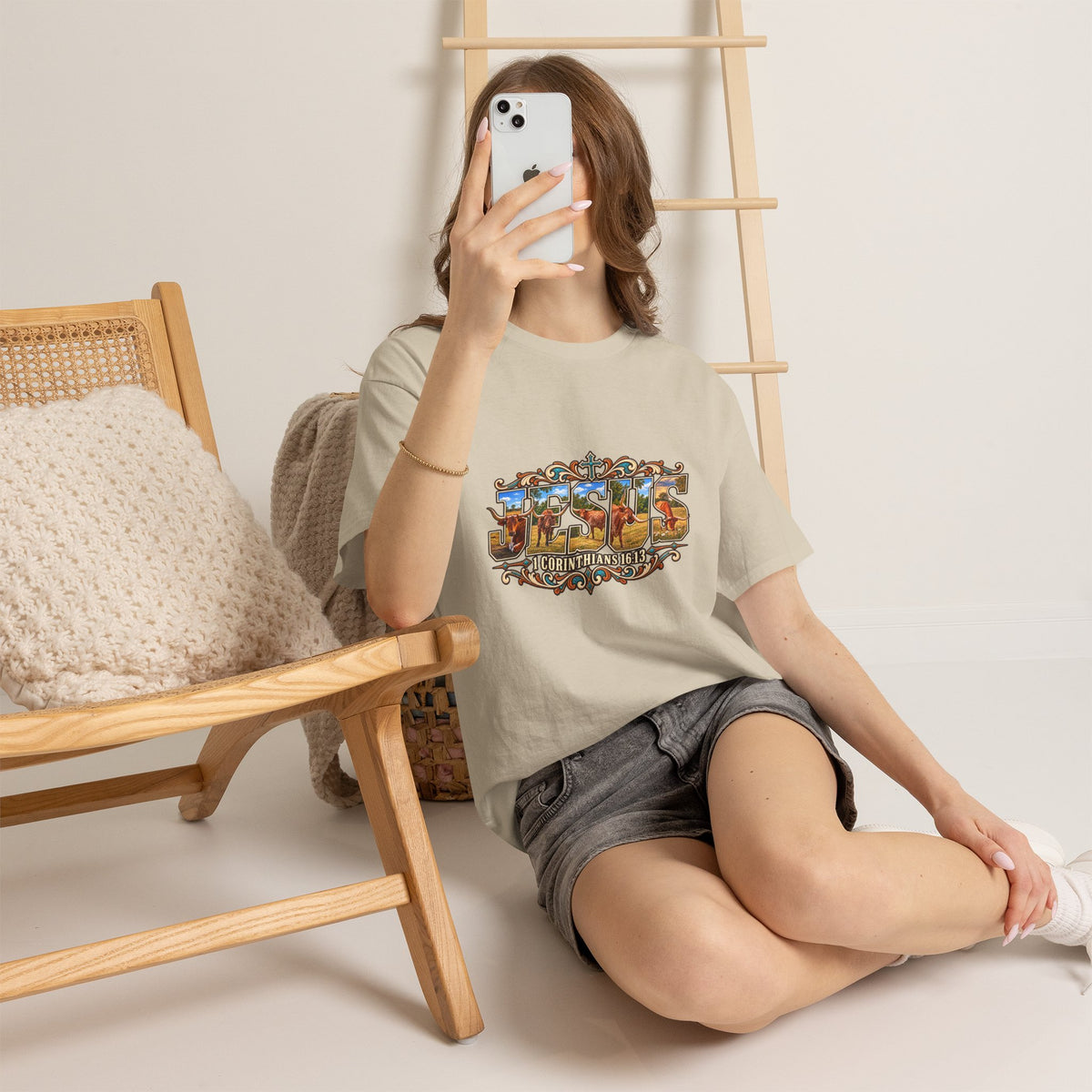 Jesus Longhorn - Shirt