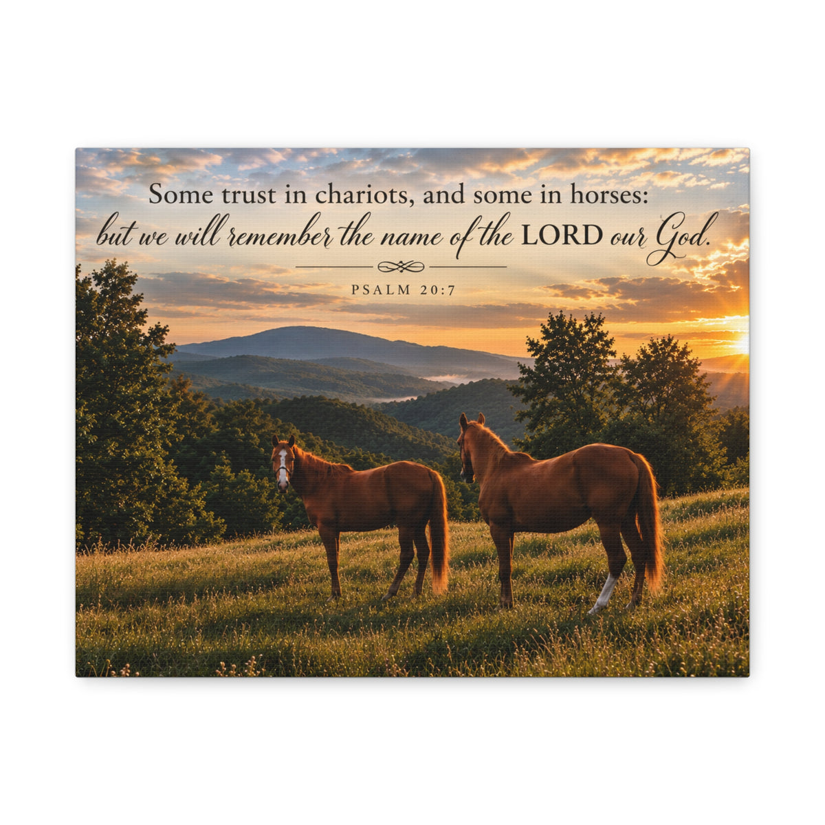 Remember the Name Horses - Canvas