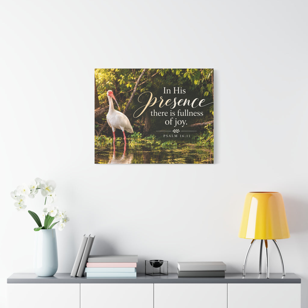 In His Presence Ibis - Canvas