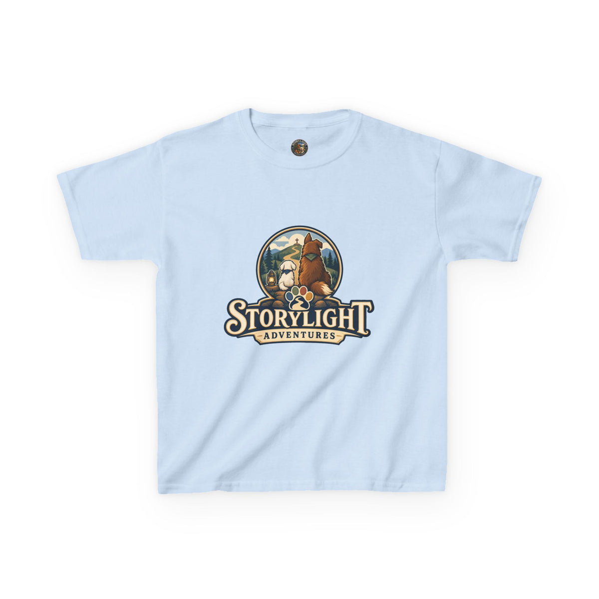 Kids T‑Shirt — "Storylight Adventures" Logo Tee for Kids | Cute Outdoor Adventure Shirt