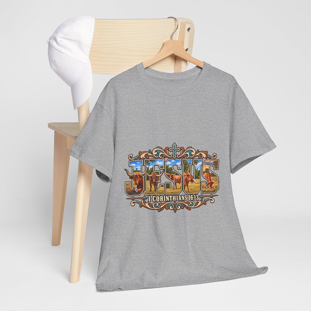 Jesus Longhorn - Shirt