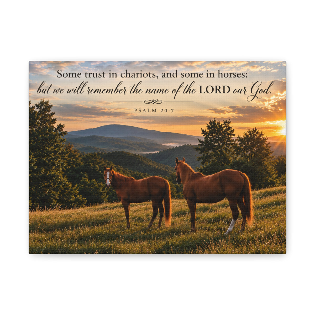 Remember the Name Horses - Canvas