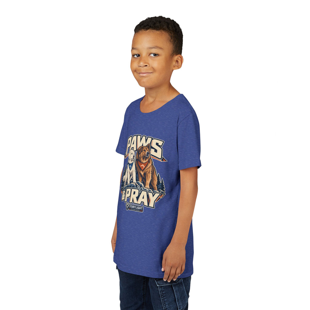Paws & Pray 2 - Youth T‑Shirt