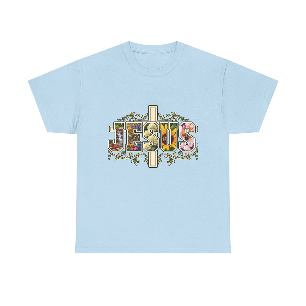 Jesus Floral -Shirt