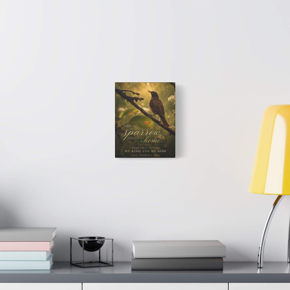Near Your Altars Bird -Canvas