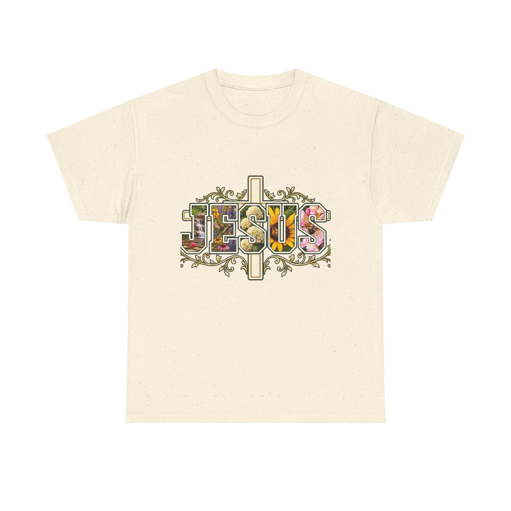 Jesus Floral -Shirt