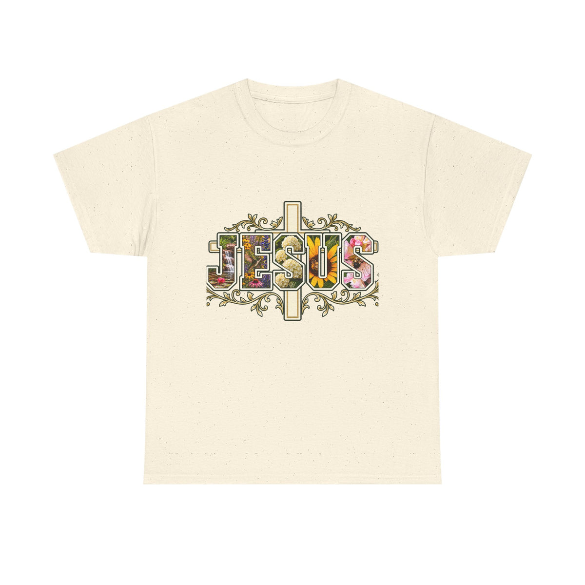 Jesus Floral -Shirt