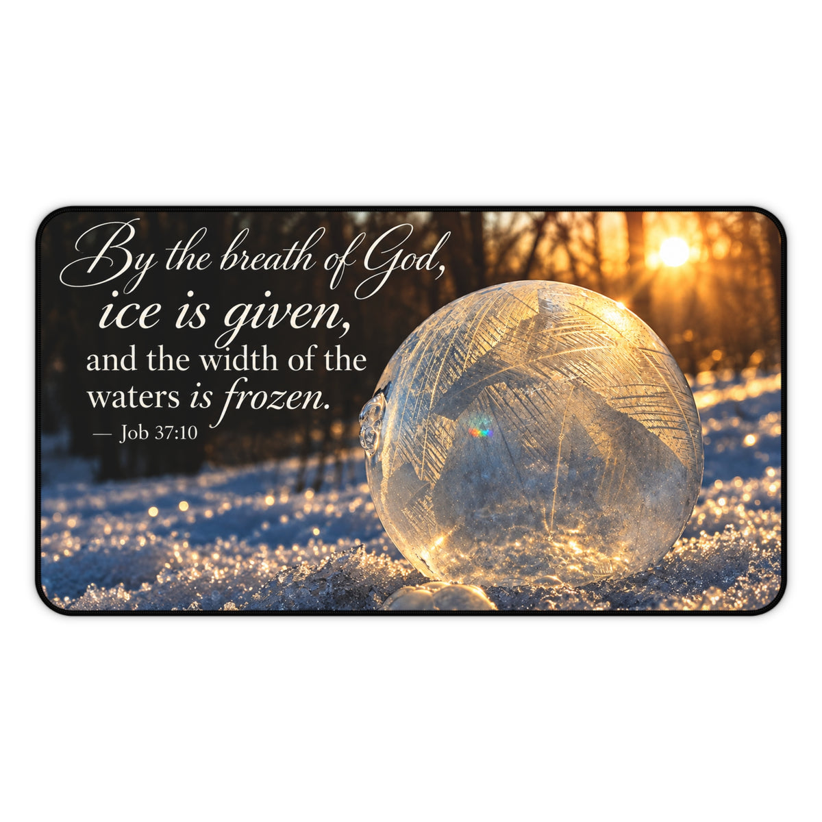 By His Breath - Desk Pad