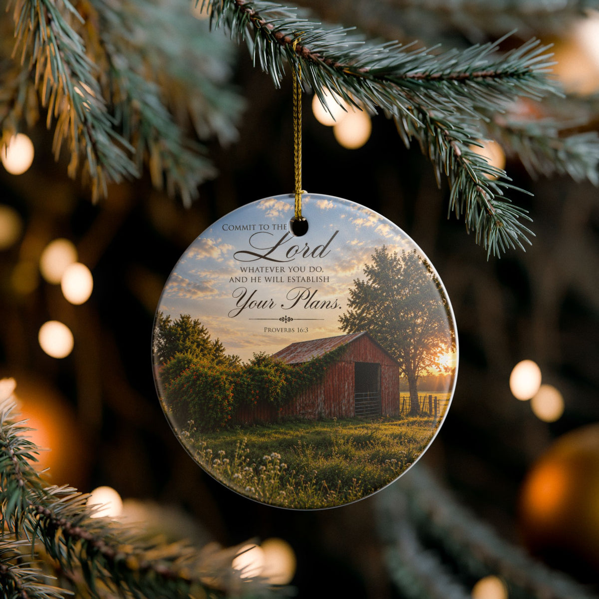 Established by Him - Ornament