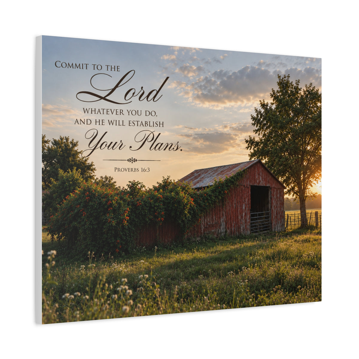 Established by Him - Canvas