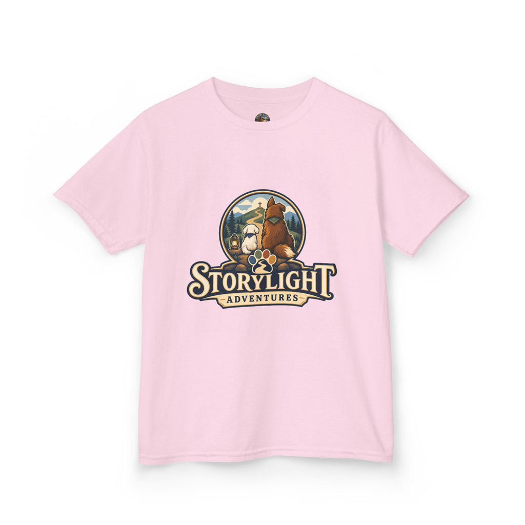 Kids T‑Shirt — "Storylight Adventures" Logo Tee for Kids | Cute Outdoor Adventure Shirt