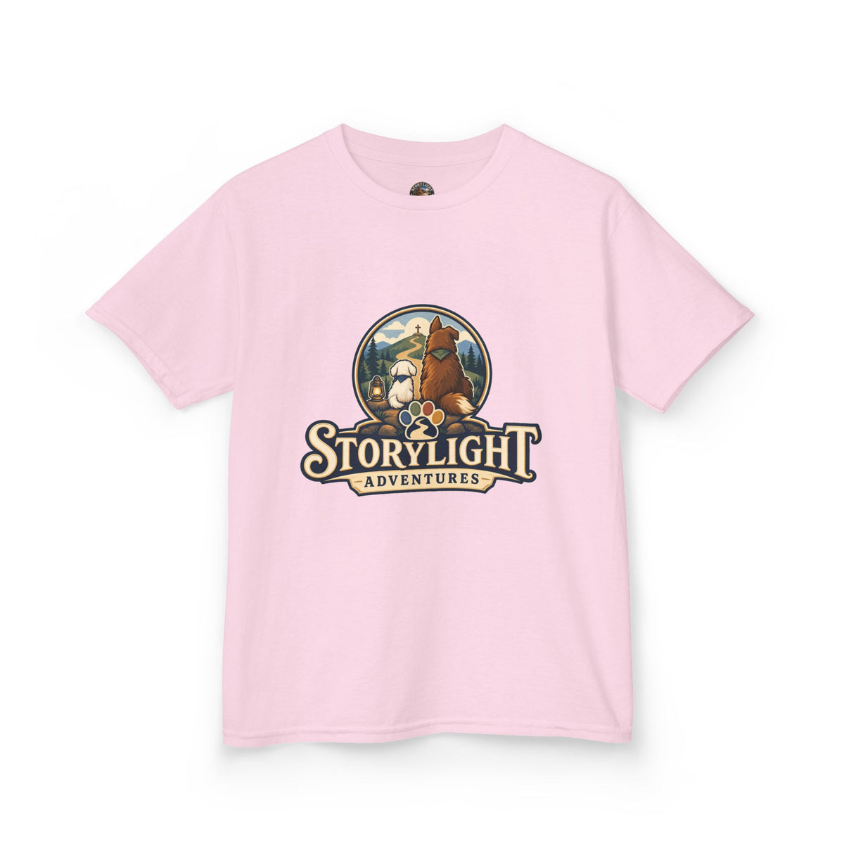 Kids T‑Shirt — "Storylight Adventures" Logo Tee for Kids | Cute Outdoor Adventure Shirt