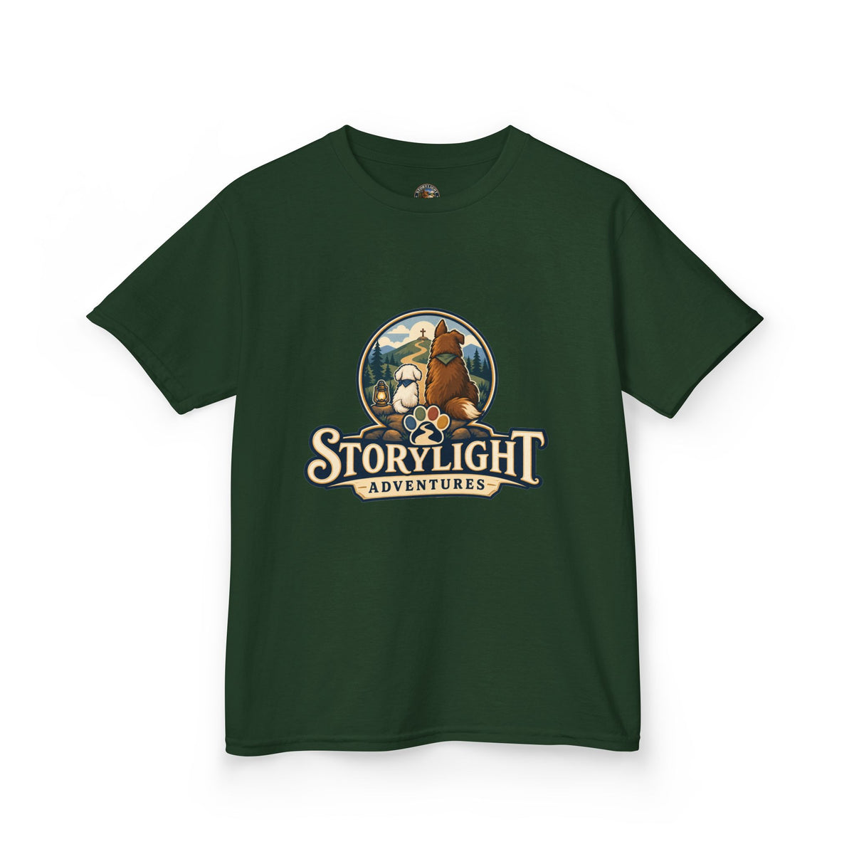Kids T‑Shirt — "Storylight Adventures" Logo Tee for Kids | Cute Outdoor Adventure Shirt