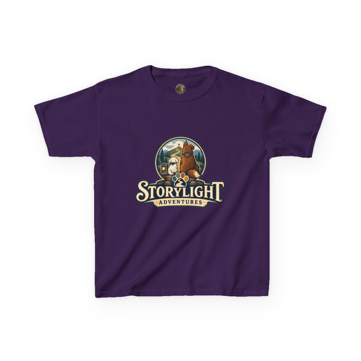 Kids T‑Shirt — "Storylight Adventures" Logo Tee for Kids | Cute Outdoor Adventure Shirt