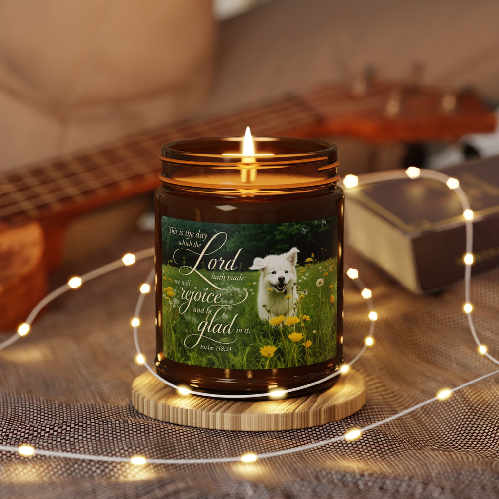 Rejoice Puppy - Candle