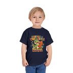 Personalized Toddler Tee - "Kaison is Two-rific!" Dinosaur 2nd Birthday Shirt