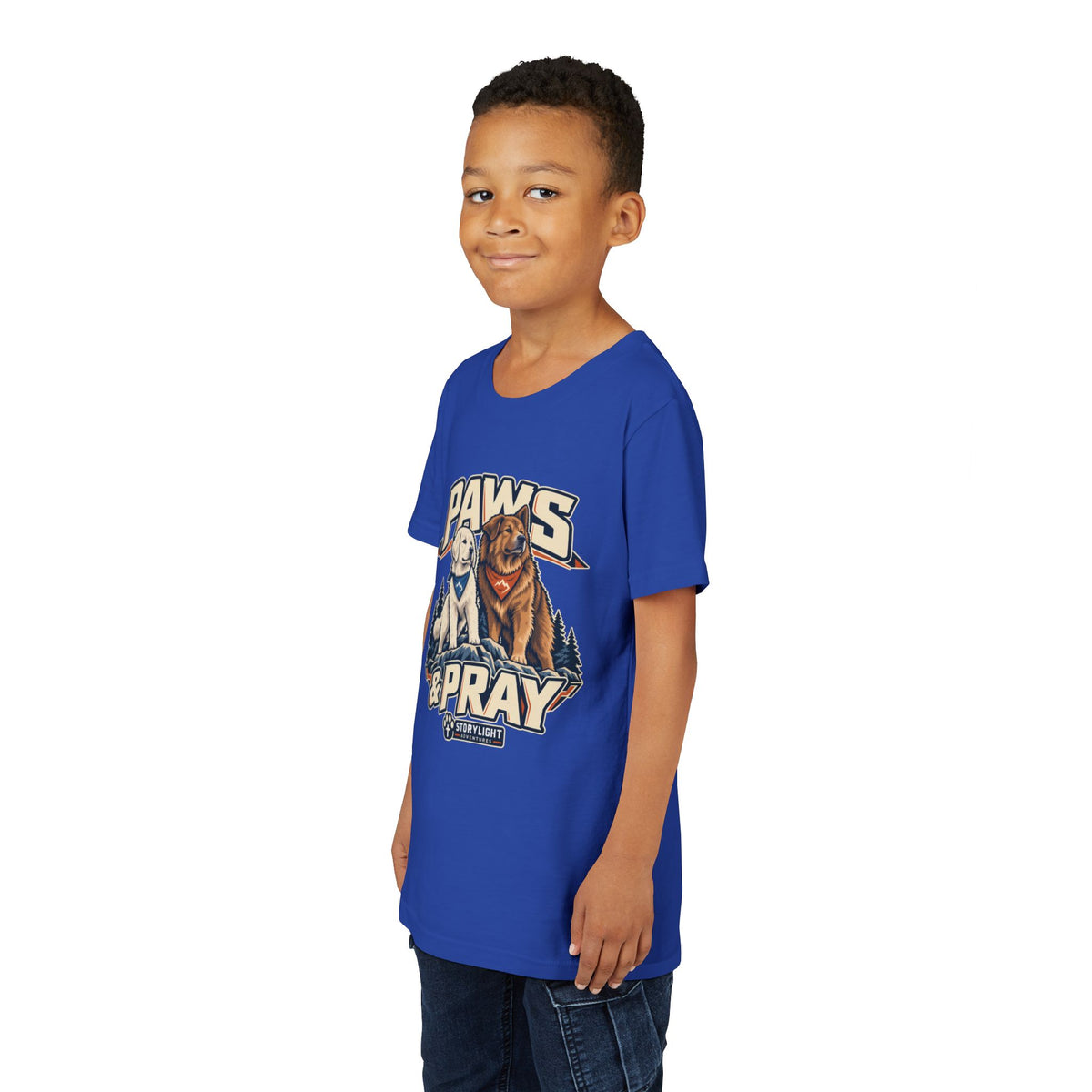 Paws & Pray 2 - Youth T‑Shirt