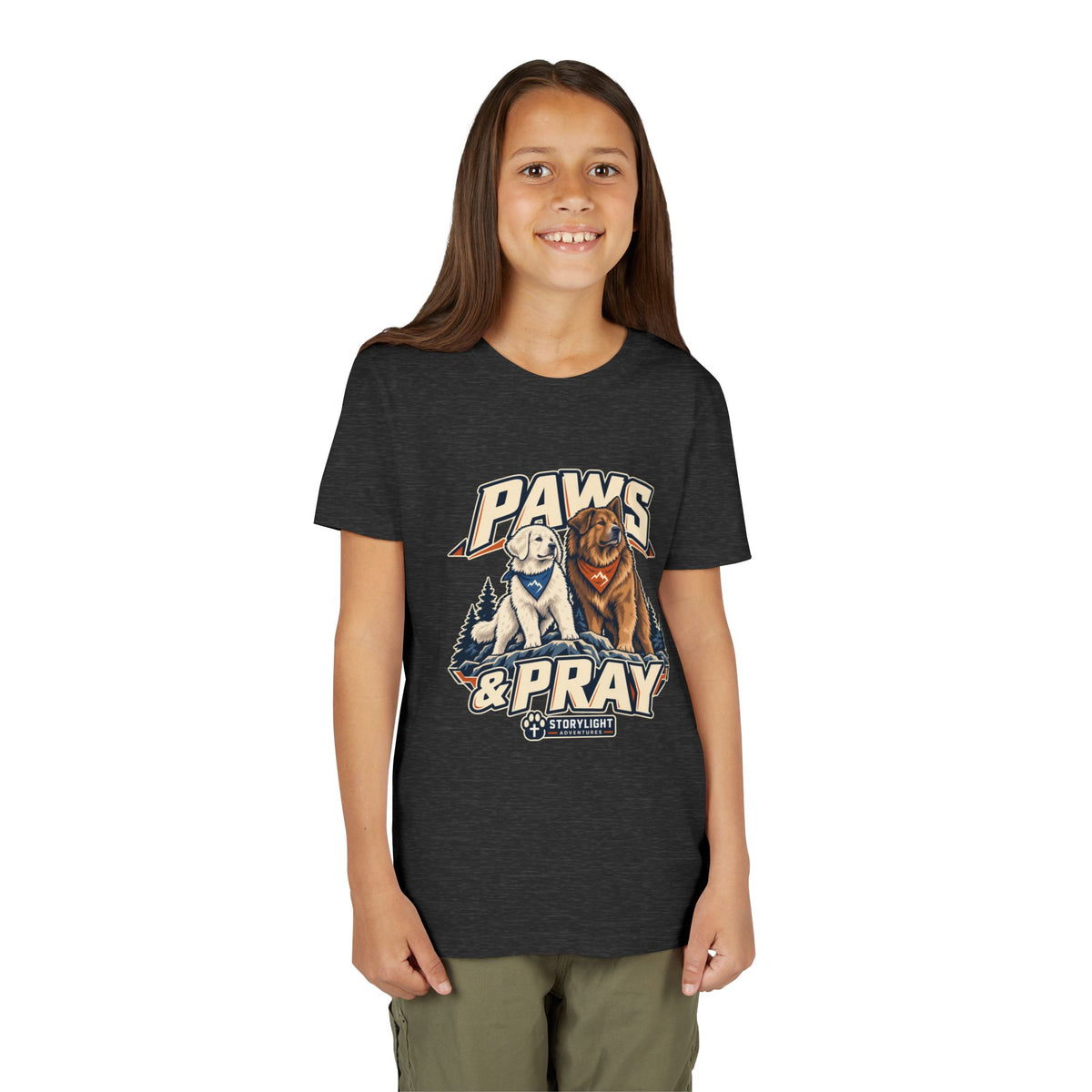 Paws & Pray 2 - Youth T‑Shirt