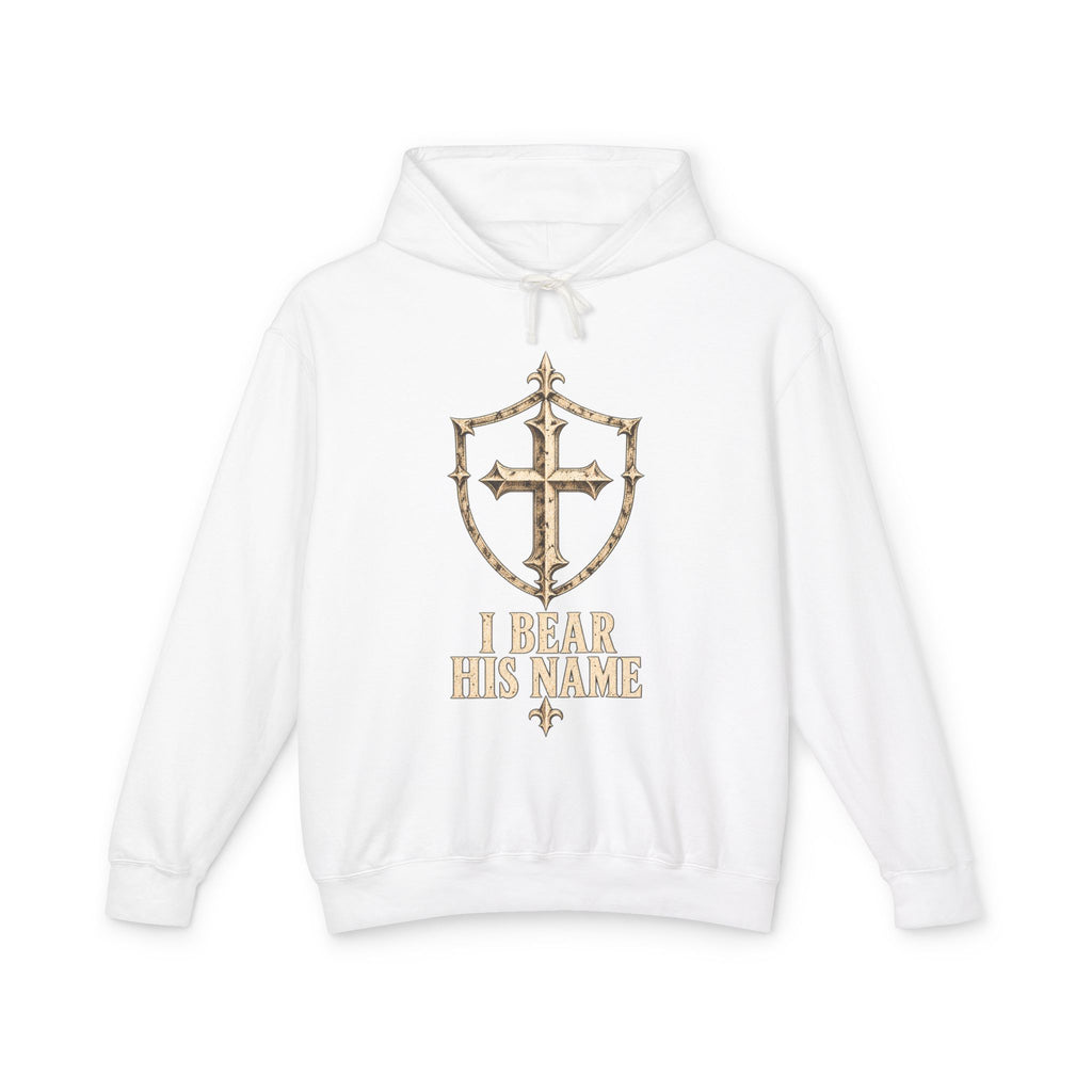 I Bear His Name - Men's Lightweight Hooded Sweatshirt