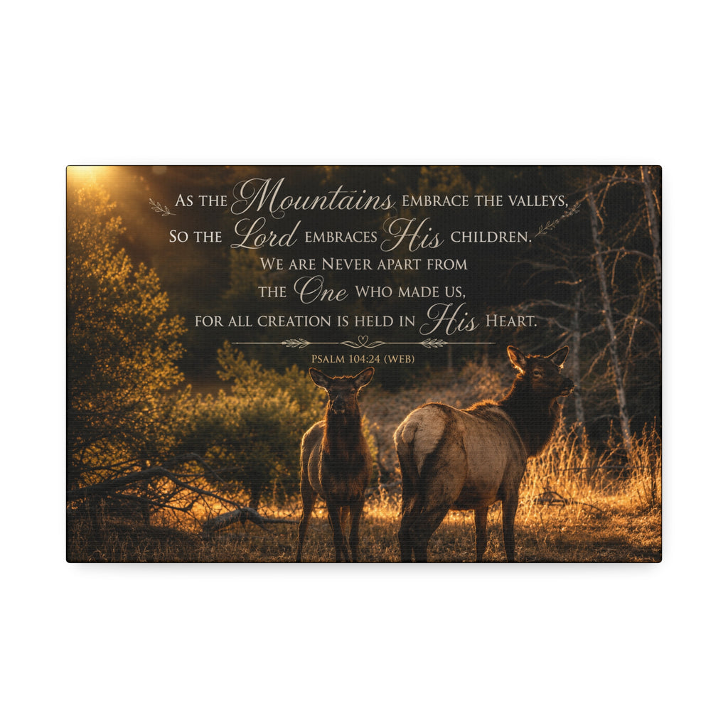 Held in His Heart | Canvas