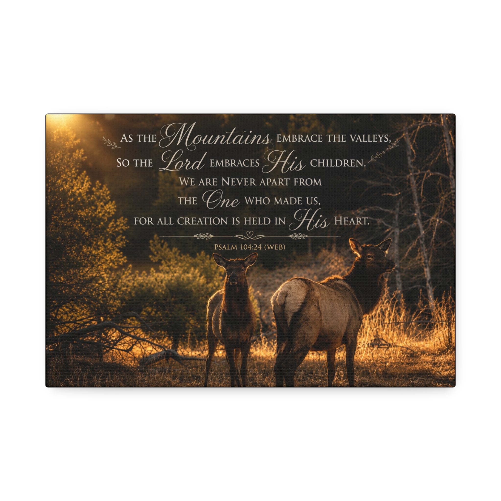 Held in His Heart | Canvas