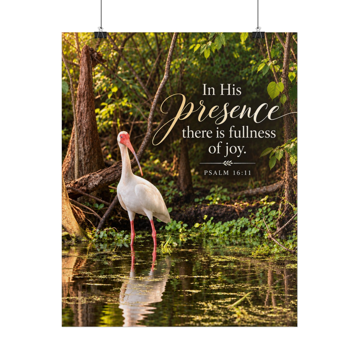 In His Presence Ibis - Poster