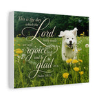 Rejoice Puppy - Canvas
