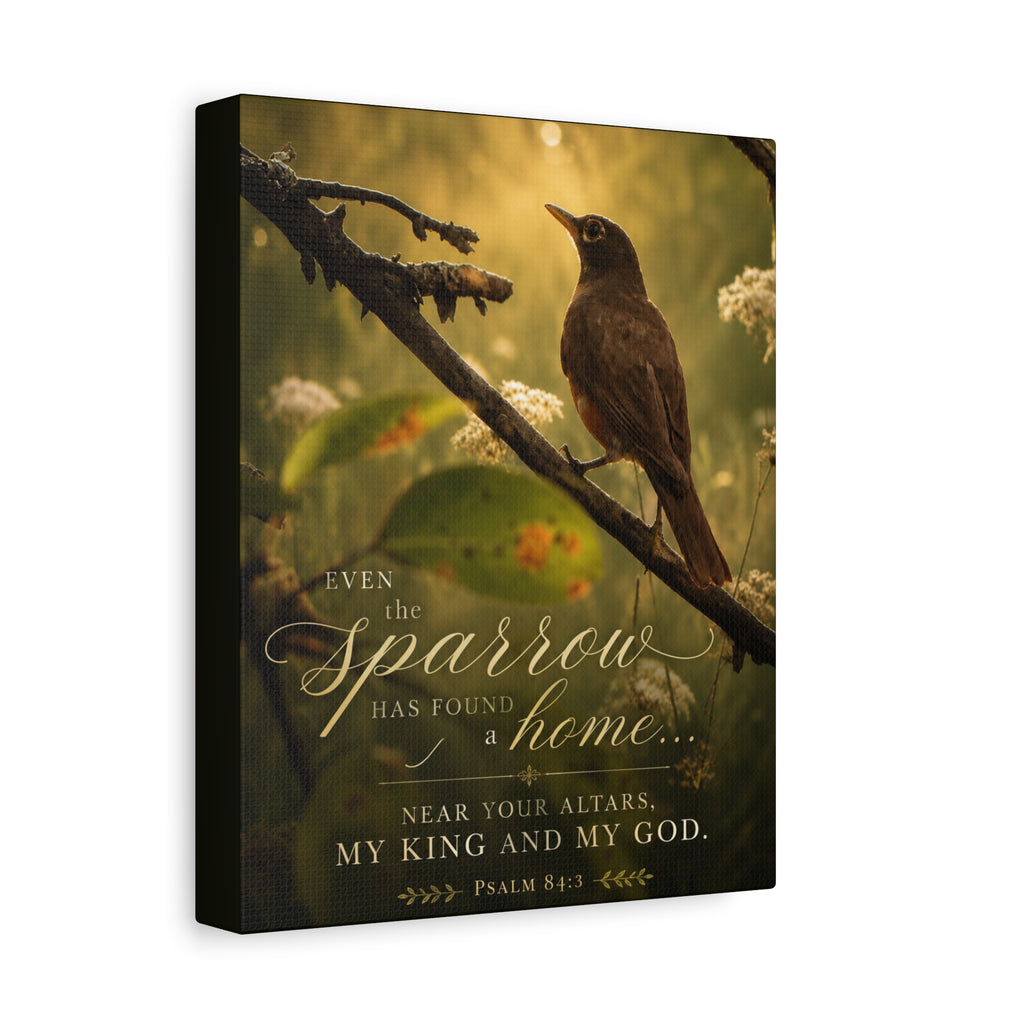 Near Your Altars Bird -Canvas