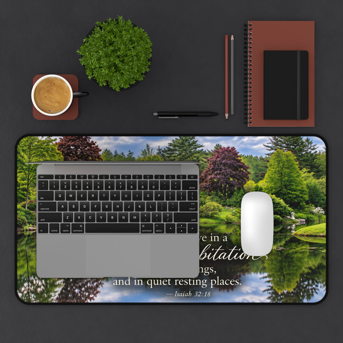 Peaceful Dwellings - Desk Pad