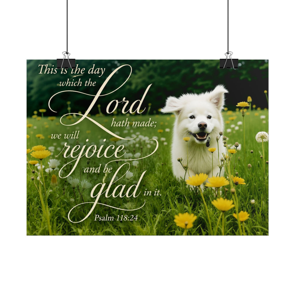 Rejoice Puppy - Poster