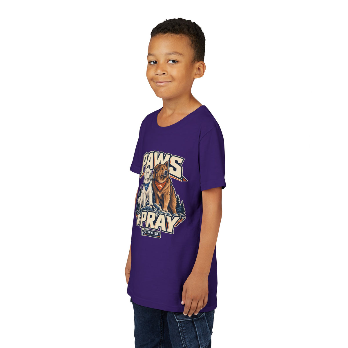 Paws & Pray 2 - Youth T‑Shirt
