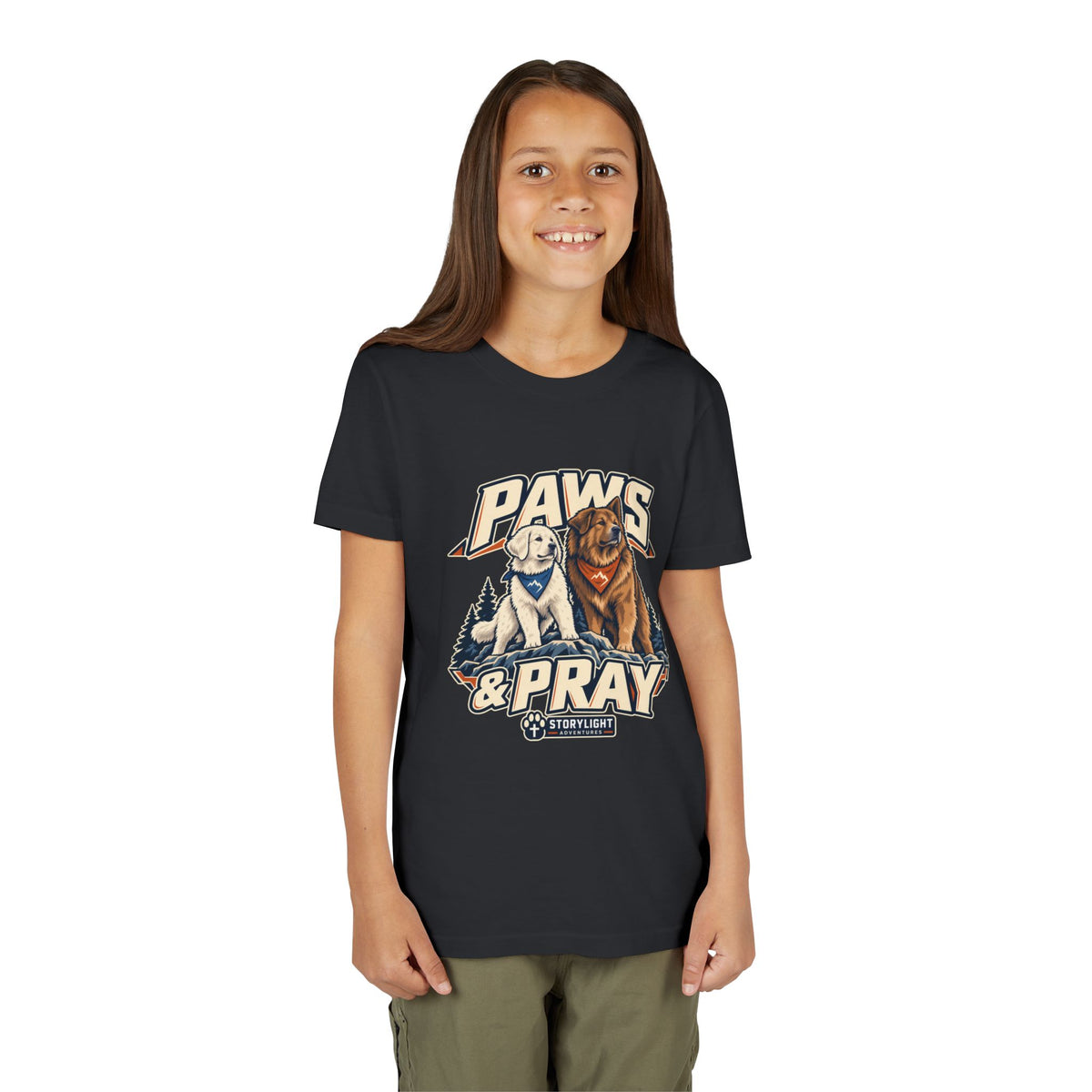 Paws & Pray 2 - Youth T‑Shirt