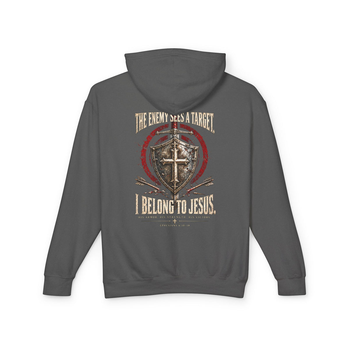 I Bear His Name - Men's Lightweight Hooded Sweatshirt
