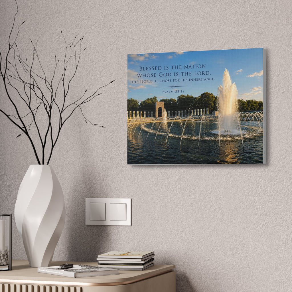 Blessed is the Nation | Canvas