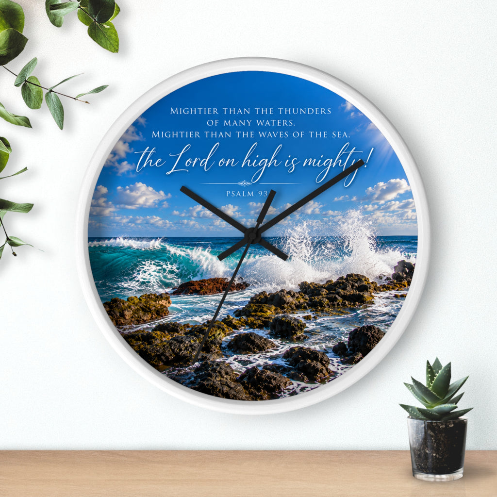 He is Mighty! - Clock