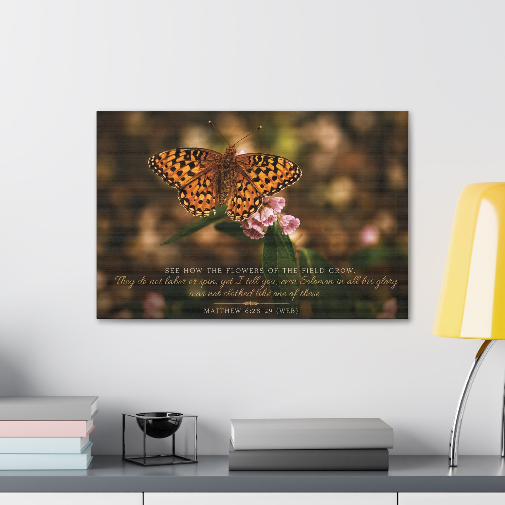 Orange Butterfly | Canvas